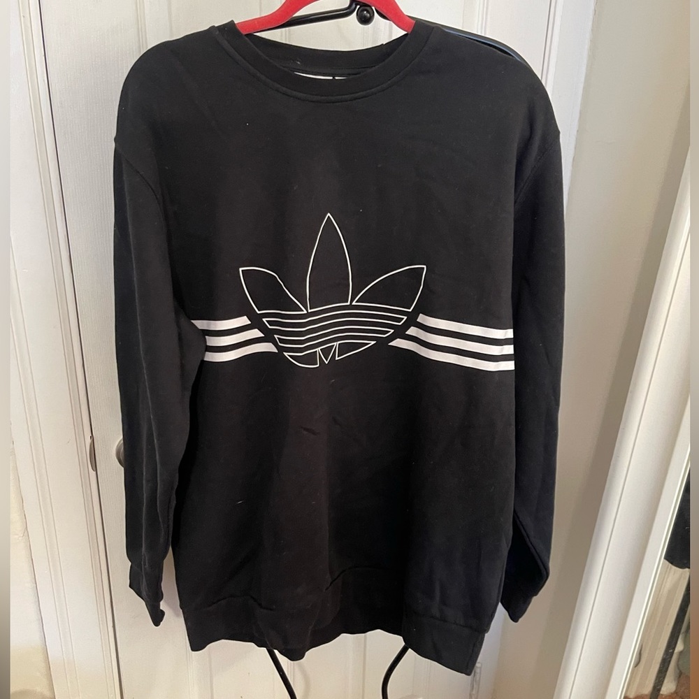 Adidas black sweatshirt